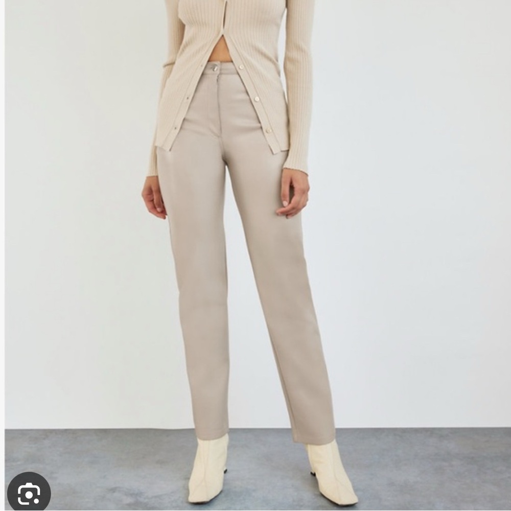 Aritzia Light Taupe Melina Faux Pant